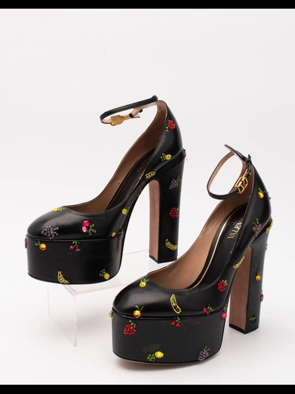 Valentino Embellished Tan Go